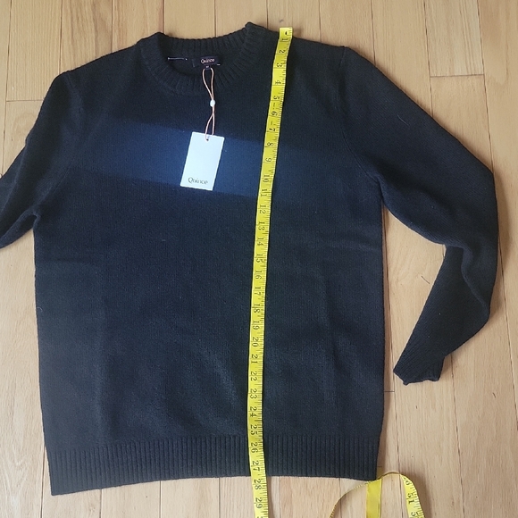 Quince Black 100% Yak Wool Crewneck Sweater - Picture 16 of 16